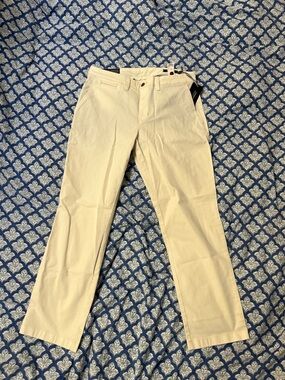 Vineyard Vines Men's Khaki Straight Chinos in Light Beige